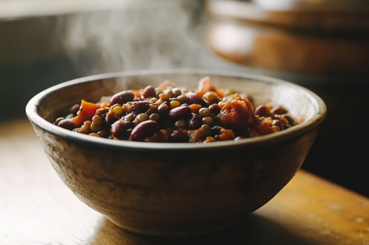 Hearty Batch-Cooked Beef & Lentil Chilli with Smoky Tomatoes
