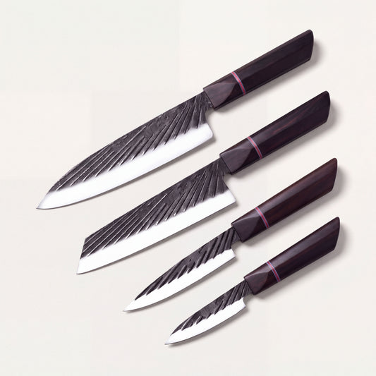 Haru Ebony Handle Knife set
