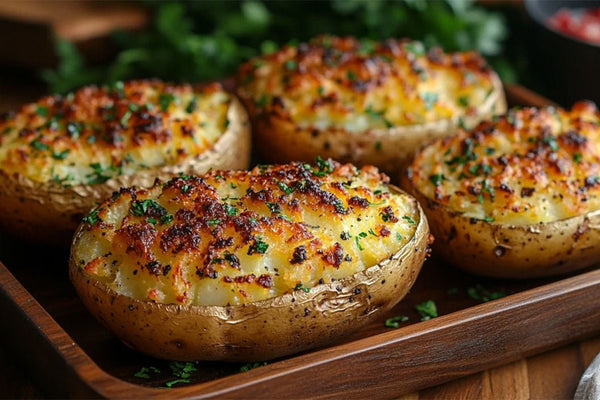 Crispy Air Fryer Baked Potato with a Fluffy Center