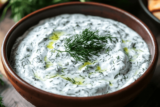 Creamy Homemade Dill Dip with Sour Cream and Fresh Herbs