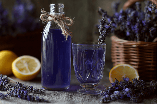 Fragrant Homemade Lavender Simple Syrup