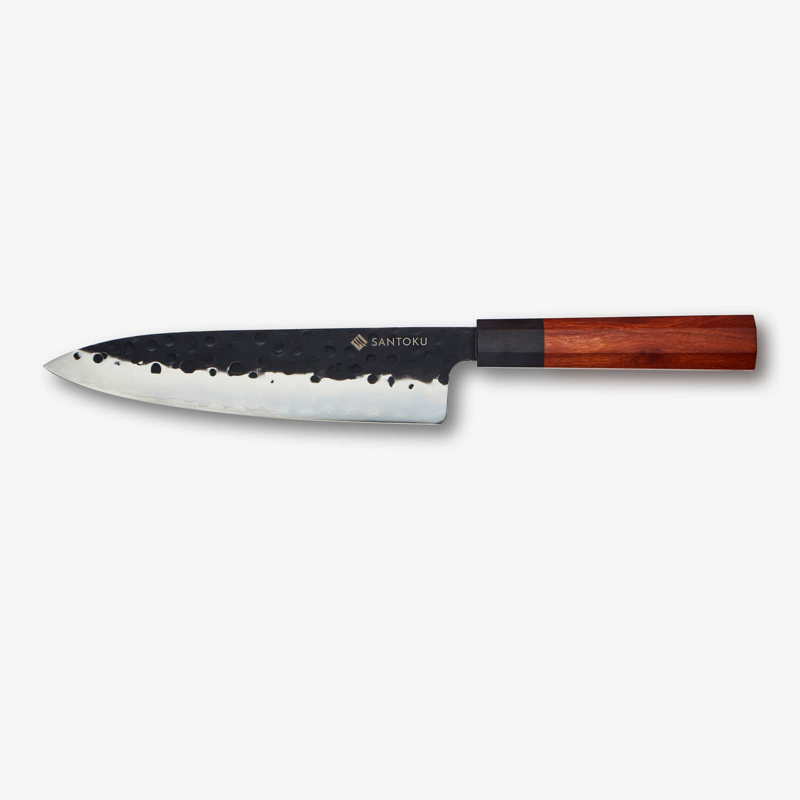 Acacia Wood Magnetic Knife Holder Chef Santoku Japanese Knife