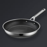 Hive Hybrid™ 8-Piece Pan & Lid Set (4 Frying Pans + 4 Matching Lids)